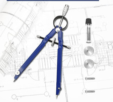 Metal Compass Professional Compass Drawing Compass Set Precision Maths Compass