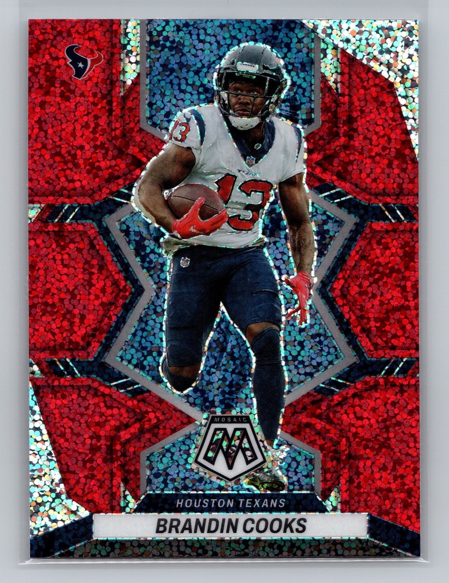 2022 Panini Mosaic Brandin Cooks Houston Texans Red Sparkle SP #77