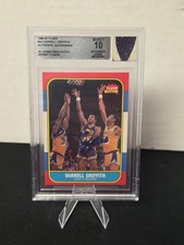 1986-87 Fleer - Darrell Griffith #42 Jersey Fusion GU Patch Auto BGS 10