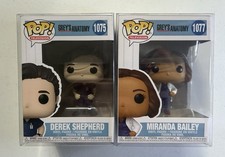 Funko Pop! Anatomía de Grey - Derek #1075 y Miranda # 1077 abovedada con protectores