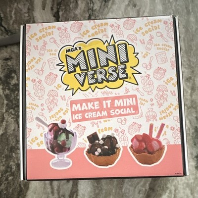 MGA Entertainment Mini Verse Miniature Ice Cream Social Kitchen Set Multicolored