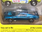 Hot Wheels Vintage Collection '68 Custom Mustang Exclusive Series II-1993