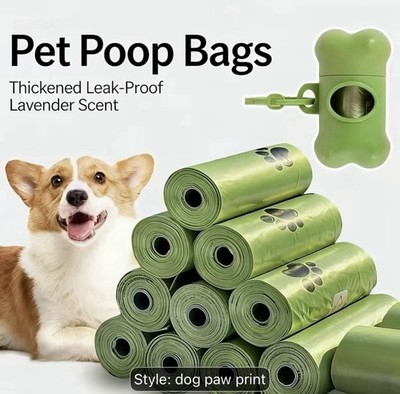 Pet Waste Bags with Dispenser - for Dog Waste And Cat Cleanup - Portable 150bags