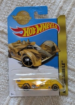 Hot Wheels 2017 MAIL IN EXCLUSIVE GOLD EDITION HI-Tech Missile CAR