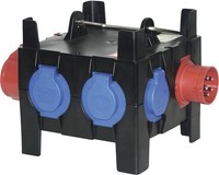 Mobiler Verteiler Cee 16A IP44 Rot PCE9030009