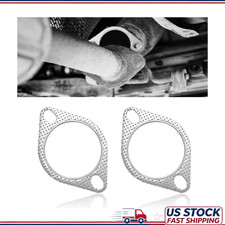 2 Pcs 2.5 2-bolt Exhaust Flange Gasket 120-06310-0002 High Temp Material