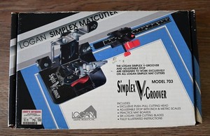 Logan Simplex V-Groover Mat Cutter Model #703
