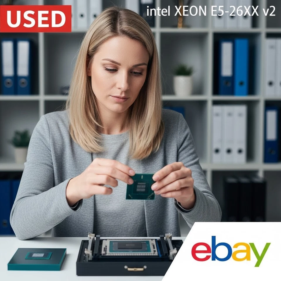 PROCESSORE CPU Intel Xeon E5-2620V2 Socket 2011 - 2.1 GHz 6 Core TDP 80W GRADO A - Immagine 2 di 4