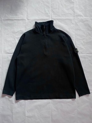 Vintage Stone Island SS1999 1/4 Zip Sweater Navy XL Made in Italy Archive
