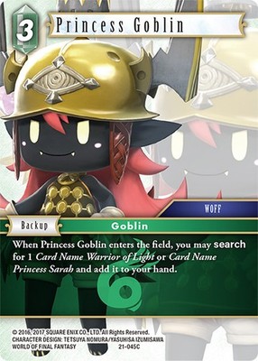 Princess Goblin [Final Fantasy TCG] Trading Card SQUARE ENIX [NEAR MINT] 21-045C