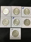 1964 1964D1965 1966 1967 1968D 1969D Kennedy half dollars VG