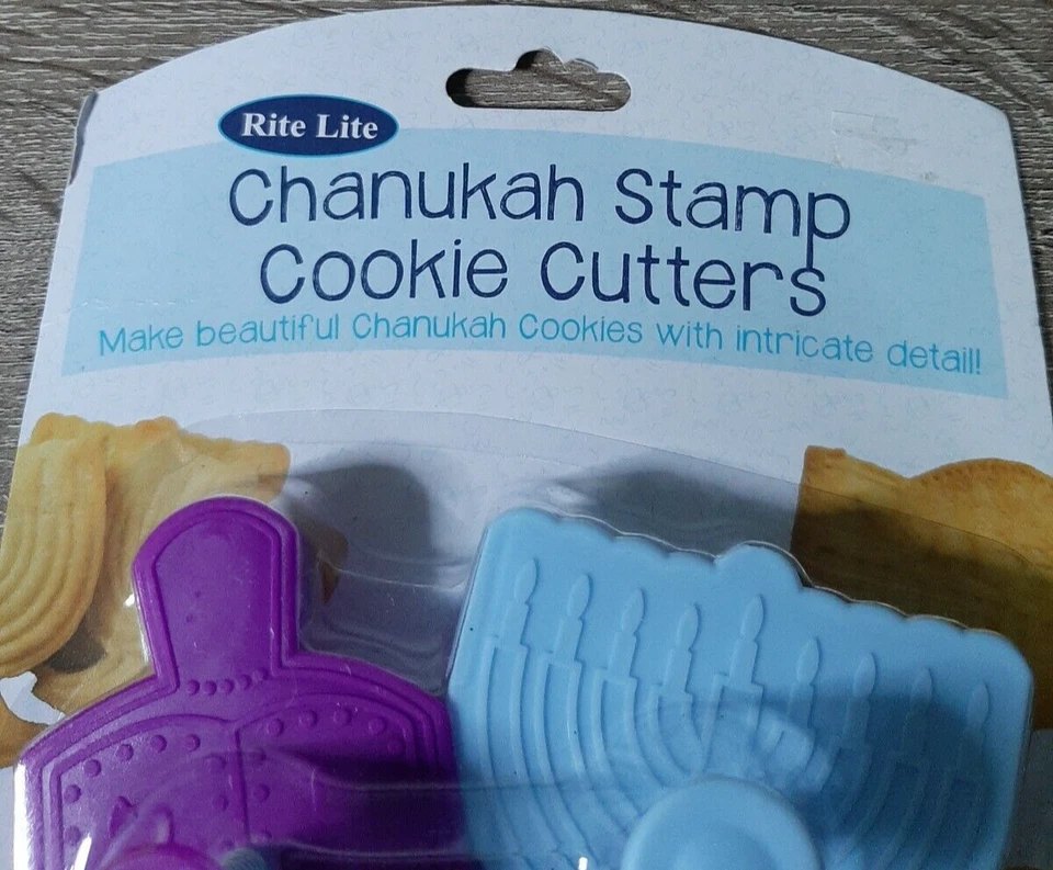 "Cortadores de galletas Rite Lite Janucá sello 8,75"" juego de 3 formas diferentes - ENVÍO 24H Foto 2 de 4