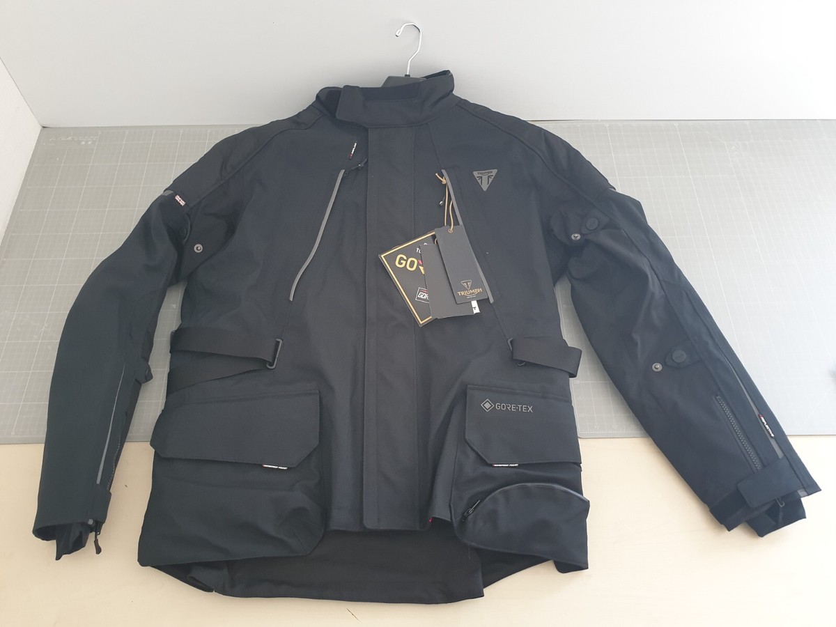 Triumph Alder GTX Motorradjacke Schwarz MTPS21301 (XL)