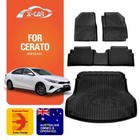 <!--F#f_0-->Floor Mats Boot Liner for Kia Cerato Sedan 2018-2024 Cargo Trunk Luggage Tray<!--F/-->