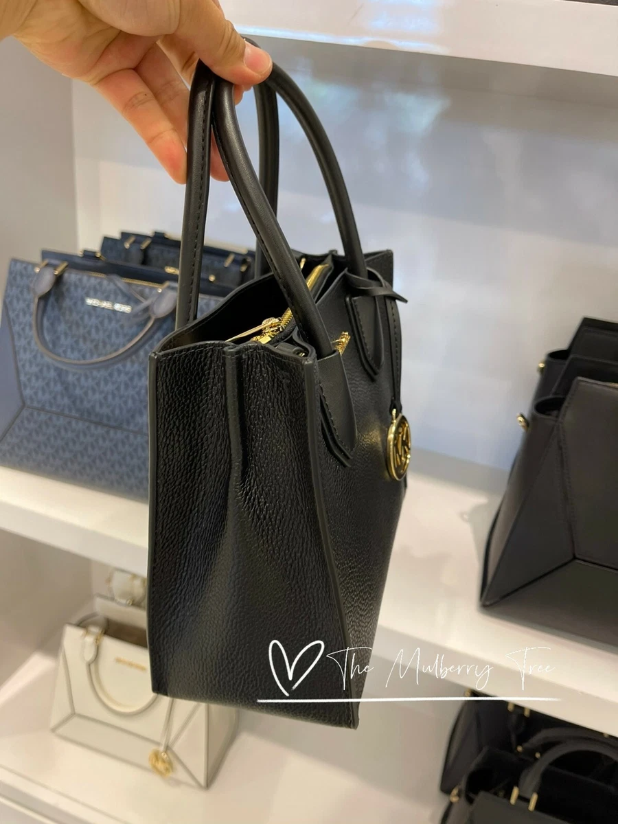 NWT Michael Kors Medium Mercer Messenger Bag In Black 35S1GM9M2L 