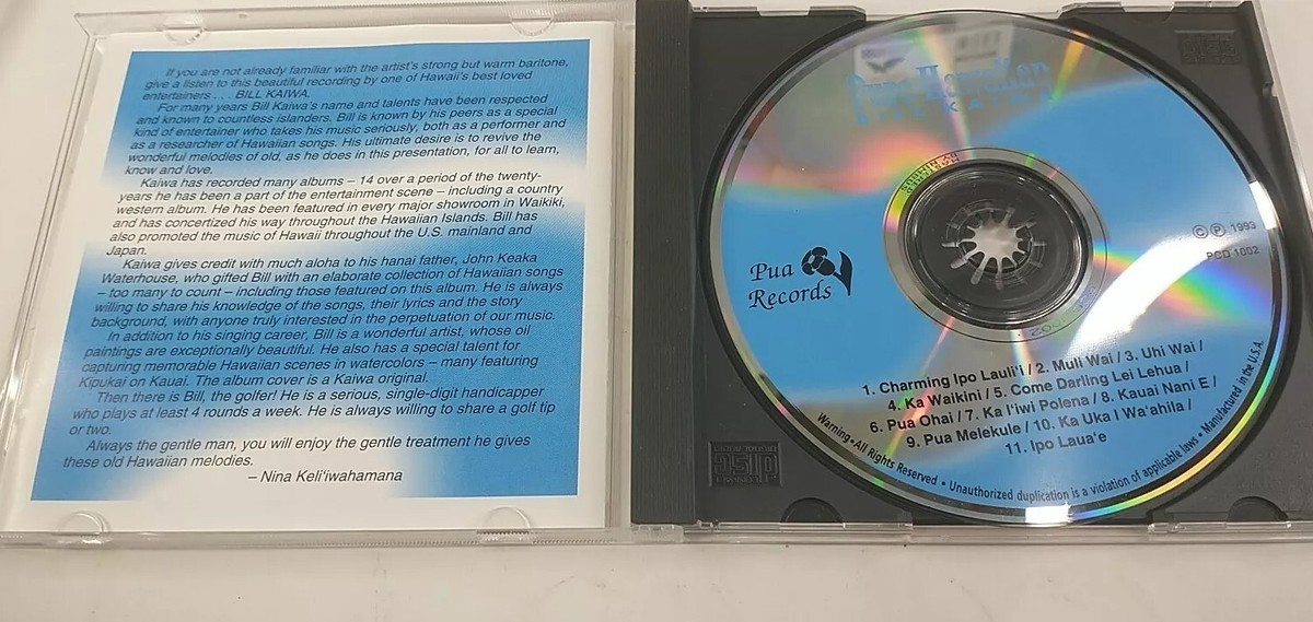 洋楽 Pure Hawaiian / BILL KAIWA BILL KAIWA - Pure Hawaiian ORIGINAL HAWAIIAN CD 1993 | eBay