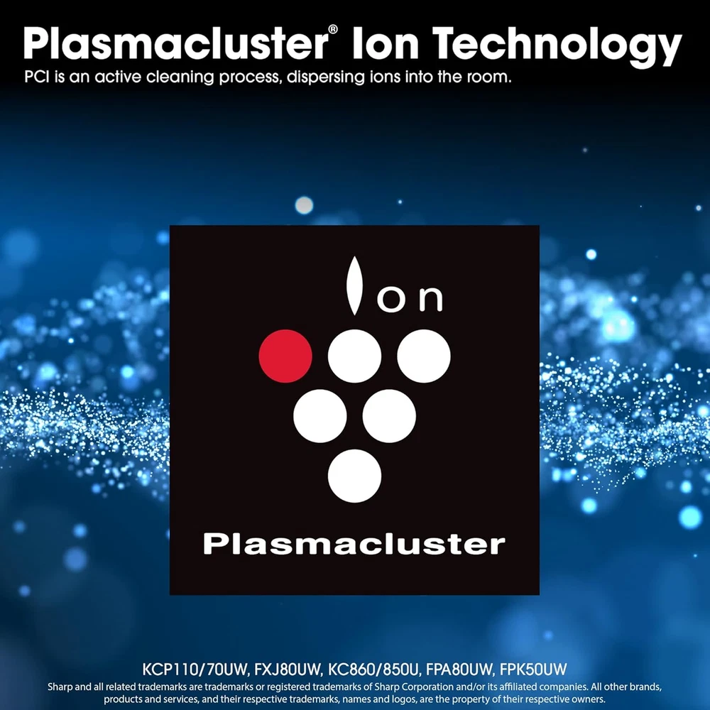 Air Purifier with Plasmacluster Ion Technology for Medium-Sized Rooms, Bedroom, Air Purifier with Plasmacluster Ion Technology for Medium-Sized Rooms, Bedroom,
