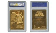 1996 Star Wars A NEW HOPE Original 23KT Gold Card - Graded GEM MINT 10