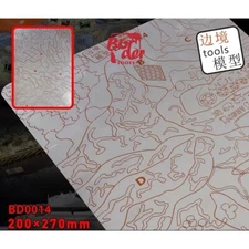 Border Model #BD0014 CAMO MASK CUTTING MAT(304 stainless steel,(WW1 &WW2 tank)