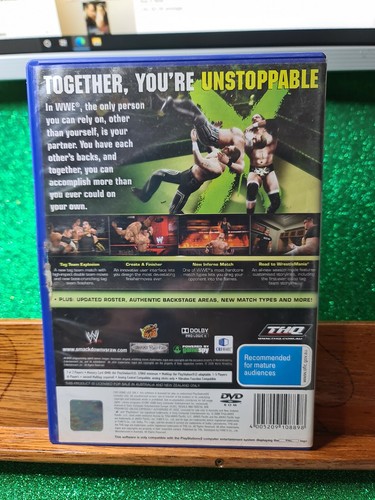 WWE Smackdown vs RAW 2009 (no booklet)🕹️PLAYSTATION 2 PS2 🕹️ FREE POST - Picture 2 of 3