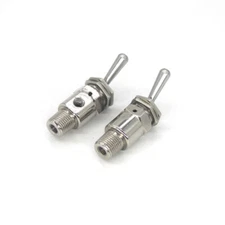 2Pcs Pneumatic Valve TAC2-3V 2 Position 3 Way Toggles Mechanical Valve M5 Thread