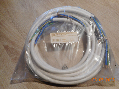 Herdanschlusskabel H05VV-F 5, 400V | 5x1,5 - 1m | mit Aderendhülsen E-Herd VDE