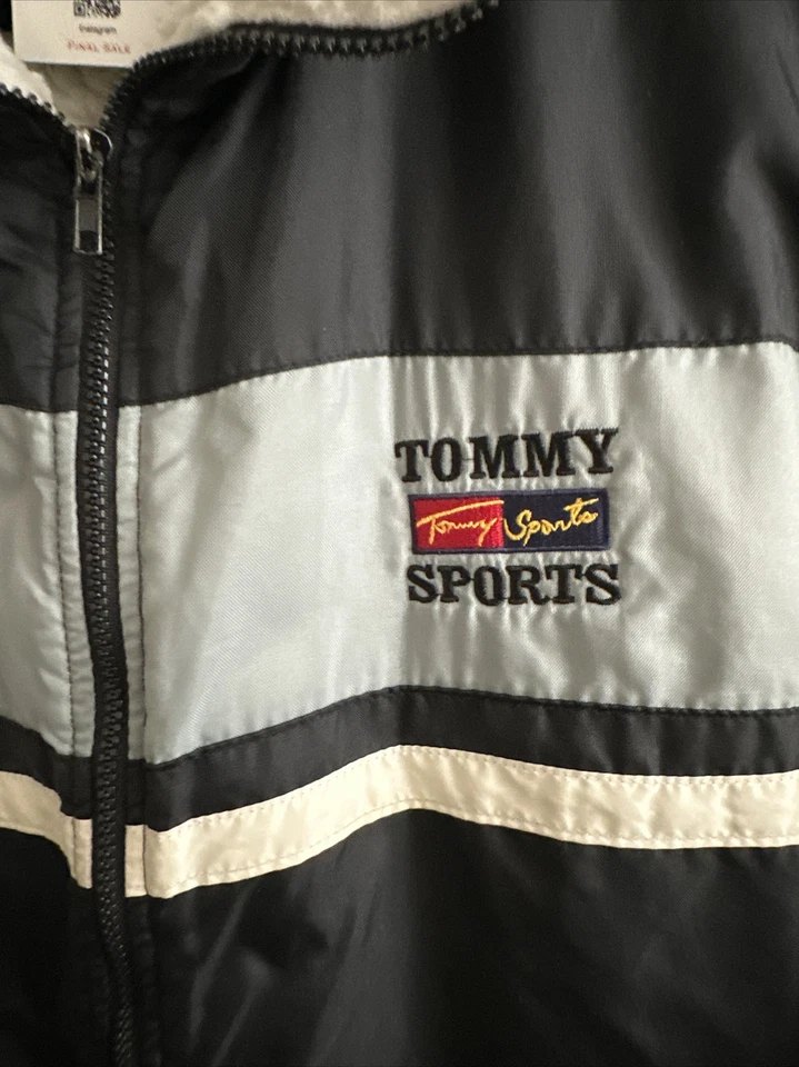 Vintage Tommy Sports Sherpa lined Jacket Bootleg 90s - Image 3 of 4