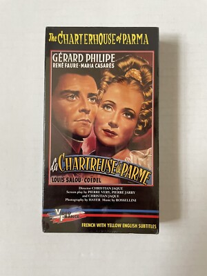 La Chartreuse de Parme (The Charterhouse of Parma) Video France VHS SEALED
