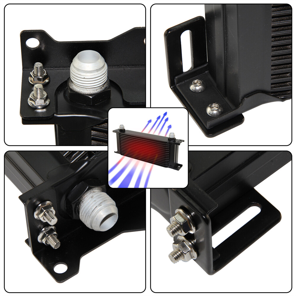 15 Row Engine Oil Cooler Kit For Corvette Cadillac CTSV Camaro LS1 LS2
