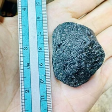 Leklai Space Melt Down Rock Tektite Meteorite Universe Magic Thai Amulet #16088