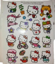 Hello Kitty and Locomotives Stickers Lot of 162 Stickers