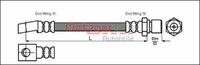 Metzger 4113211 Bremsschlauch FüR Opel