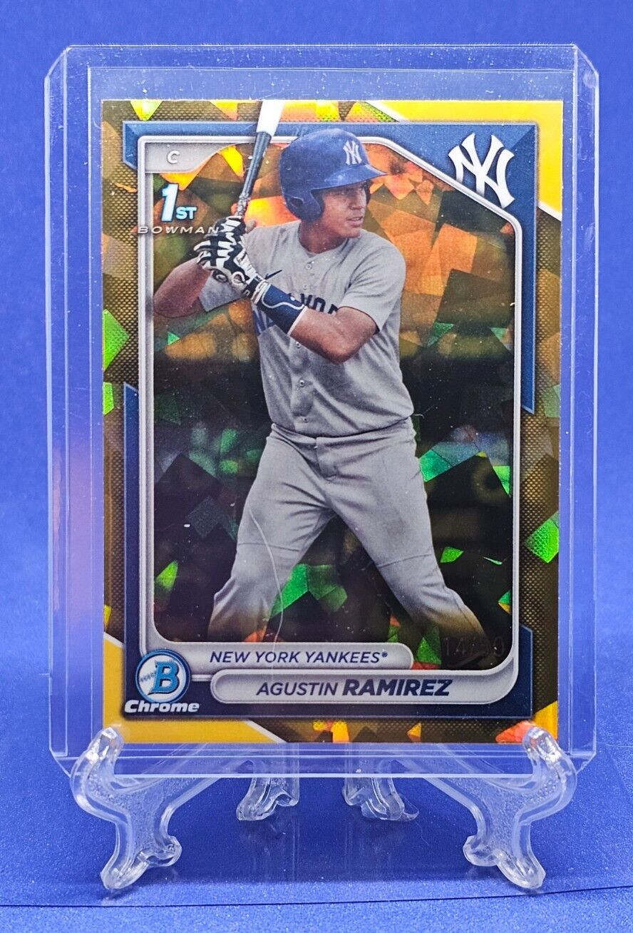 2024 Bowman Chrome Agustin Ramirez  1st Bowman Gold Sapphire 14/50 #BCP-85