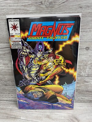 Valiant Comics Magnus Robot Fighter #28 Modern Age September 1993 Comic Books