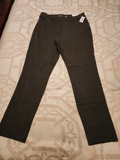 Old Navy Pants Womens 10 Gray High Rise Pixie Smooth Pockets Never Fade New