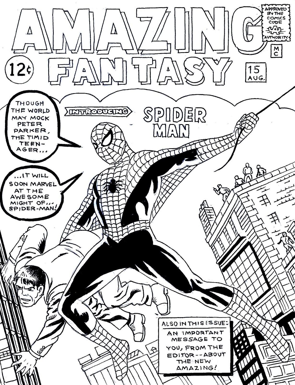 The Mystery behind the Cover of Amazing Fantasy #15 – Carl's Comix