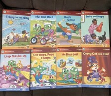 Lot of 8 Leap Frog Early Reading Series Leap Reader Interactive Tag Books