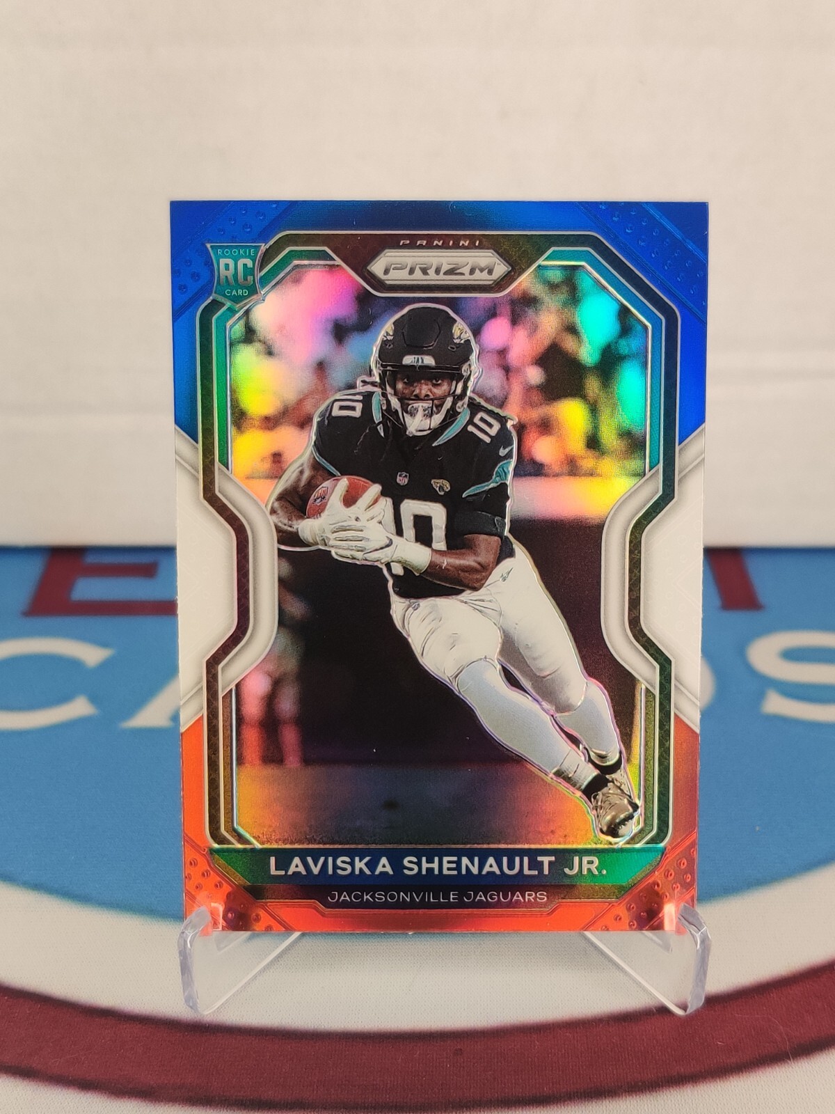 2020 Panini Prizm Rookie Red White Blue Prizm Laviska Shenault Jr #350 Rookie RC