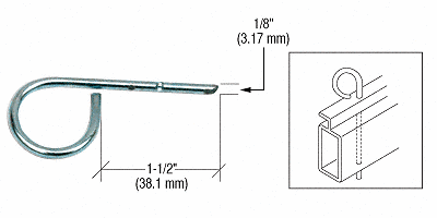 CRL 1/8" Diameter Window Screen Lock Pins for 1" Screen Frame - Bulk - pack of - Picture 2 of 2