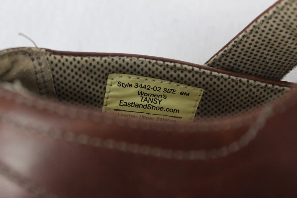 Zapatos informales Eastland Tansy para mujer marrón Mary Jane 6M  Foto 4 de 4