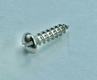 (500) #10 3/16 X 3/4 Round Sheet Metal Screw Tapping Type A  Nickel Chrome