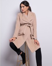 Euc Seraphine Coat Womens Size 4 Us Maternity Wool & Cashmere Blend