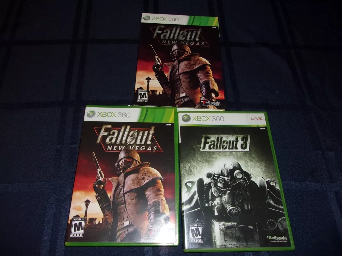 Set of 2 Xbox 360 Fallout 3 & Fallout New Vegas Video Games