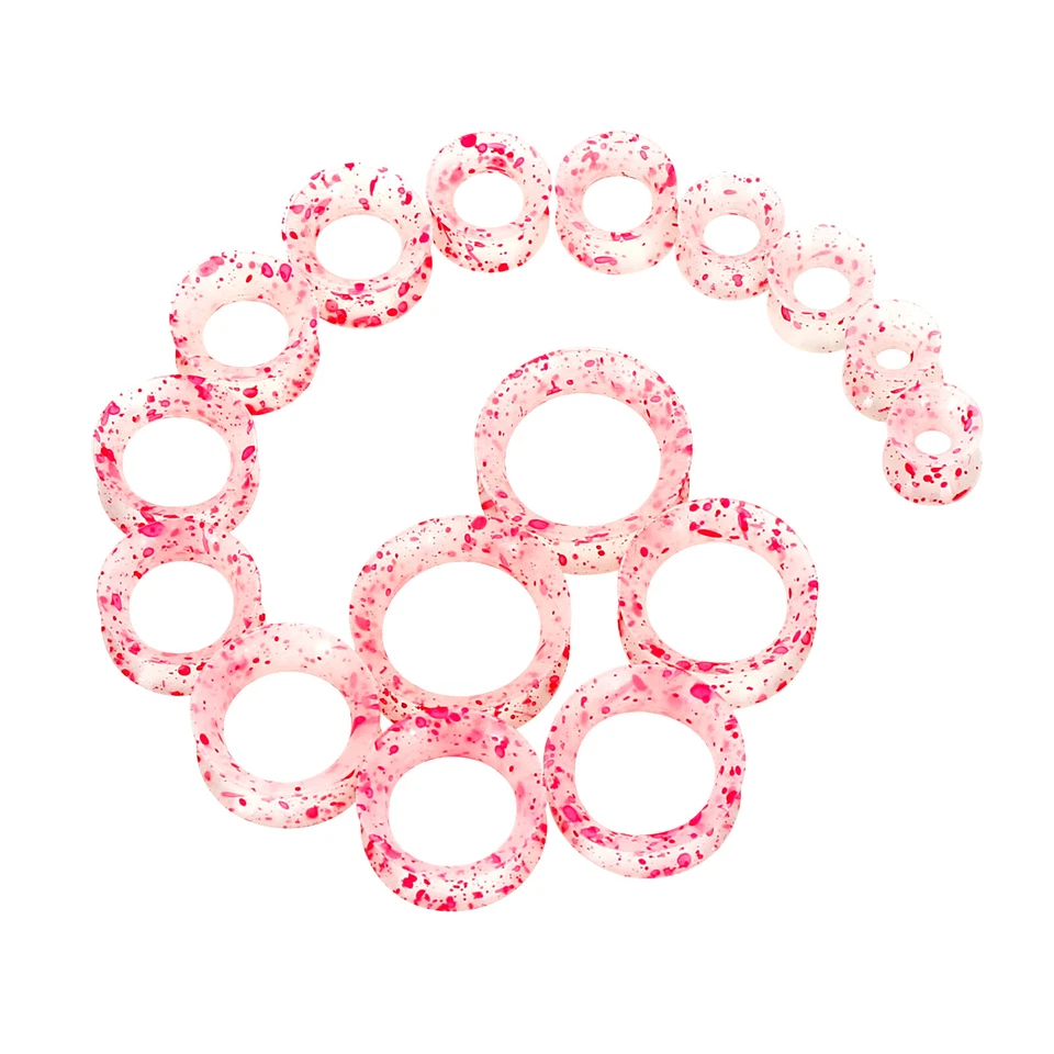 Kit macio de peles de orelha de silicone 16 peças plugues expansores de túnel 2G-3/4"" - Imagem 4 de 4