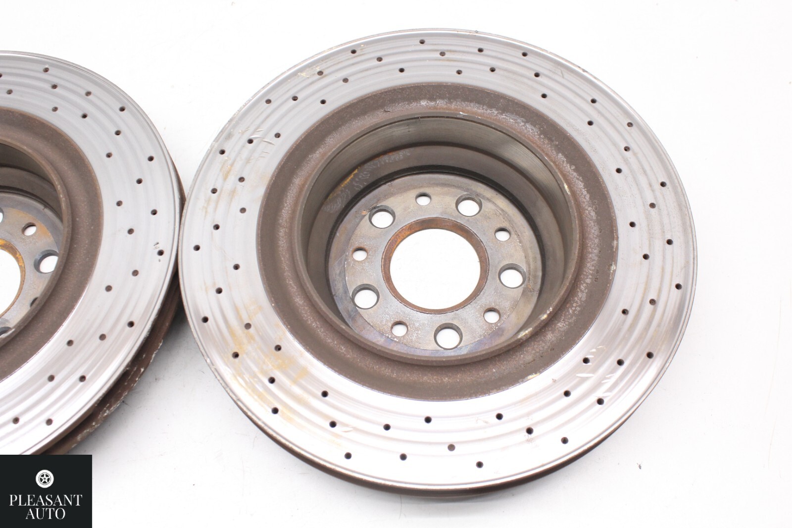 2014-2020 MASERATI GHIBLI Quattroporte REAR AWD BRAKE ROTORS SET X2 OEM