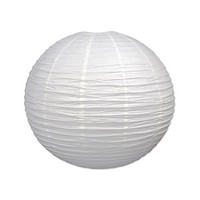 Beistle Jumbo Paper Lantern, 30-inch, White, White, New, Free Shipping Beistle Jumbo Paper Lantern, 30-inch, White, White, New, Free Shipping