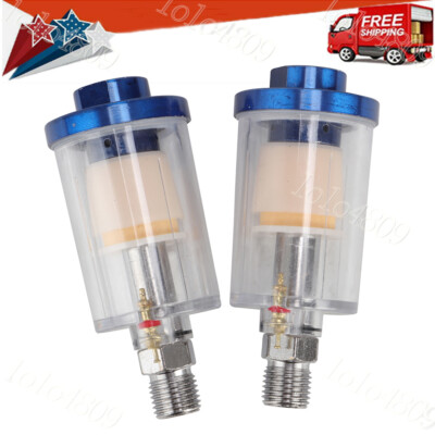 Water Oil Separator Air Compressor Filter Sprayer Air Tools Air Line 1/4 in NPT
