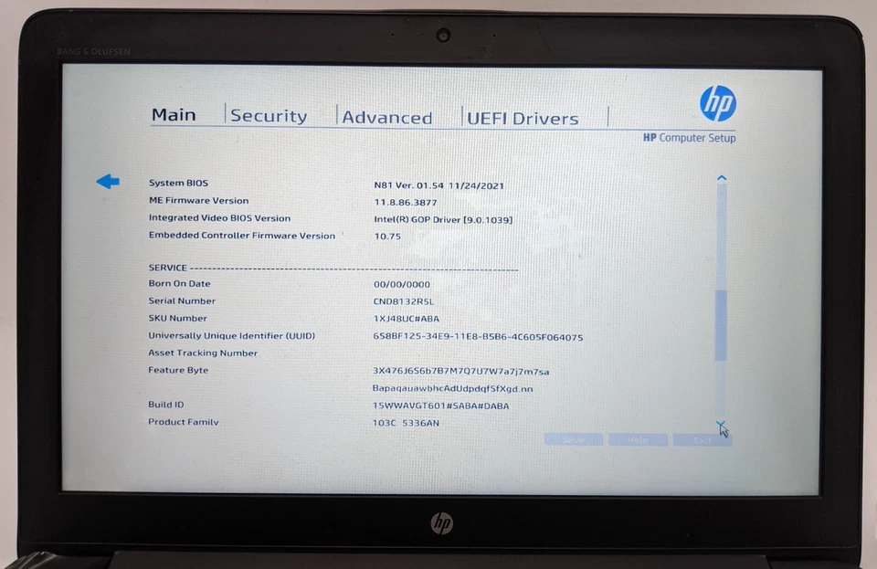 Portátil incompleto HP ZBook 15 G3 156 i76820HQ 270 GHz 16 GB RAM NVIDIA 1000 M G3D Foto 4 de 4