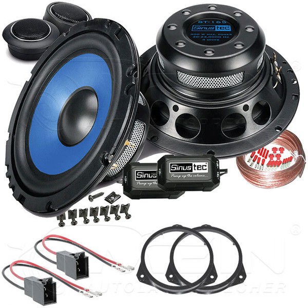 Sinustec Auto Lautsprecher FüR Opel Corsa E 2014-2019 Front TüR Vorn 300W #A5TZ-image