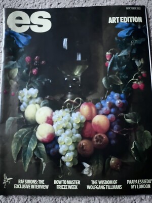 ES MAGAZINE 14/10/22 14th October 2022 Art Edition Andy Warhol Raf Simons
